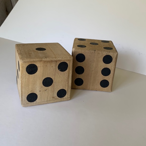 Other - 4 Inch Wooden Dice